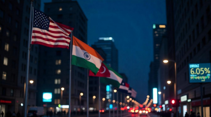 Crypto Regulation Nighttime Scene